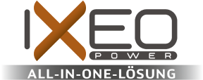 Logo IXEO Power All-in-One-Lösung von Tefal